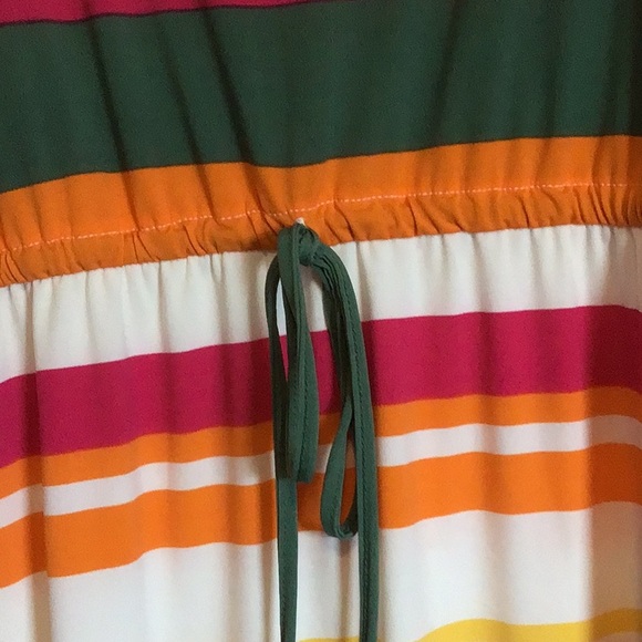 Sleeveless Striped Dress - Picture 2 of 2